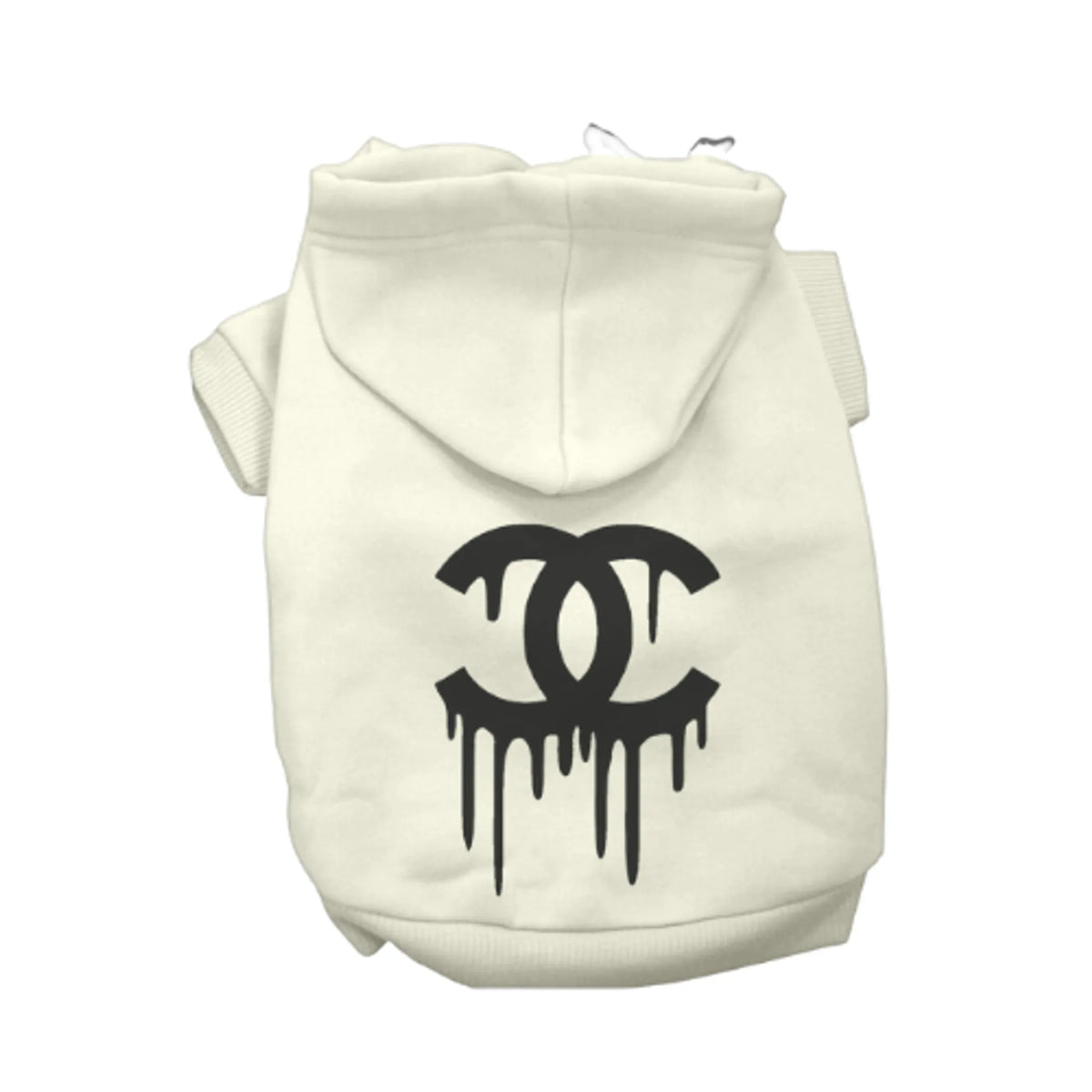 Designer-Inspired Dog Hoodie | Soft Poly-Cotton Pet Sweatshirt