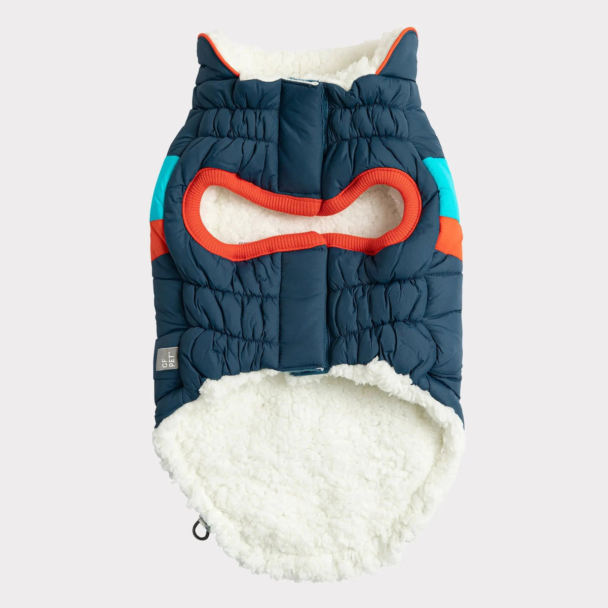 Dog Puffer Jacket | Water-Repellent Alpine Coat Dark Blue