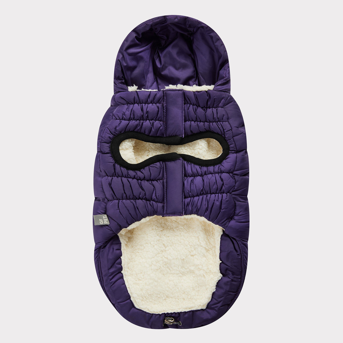 Purple Quilted Dog Parka – Lightweight Winter Jacket