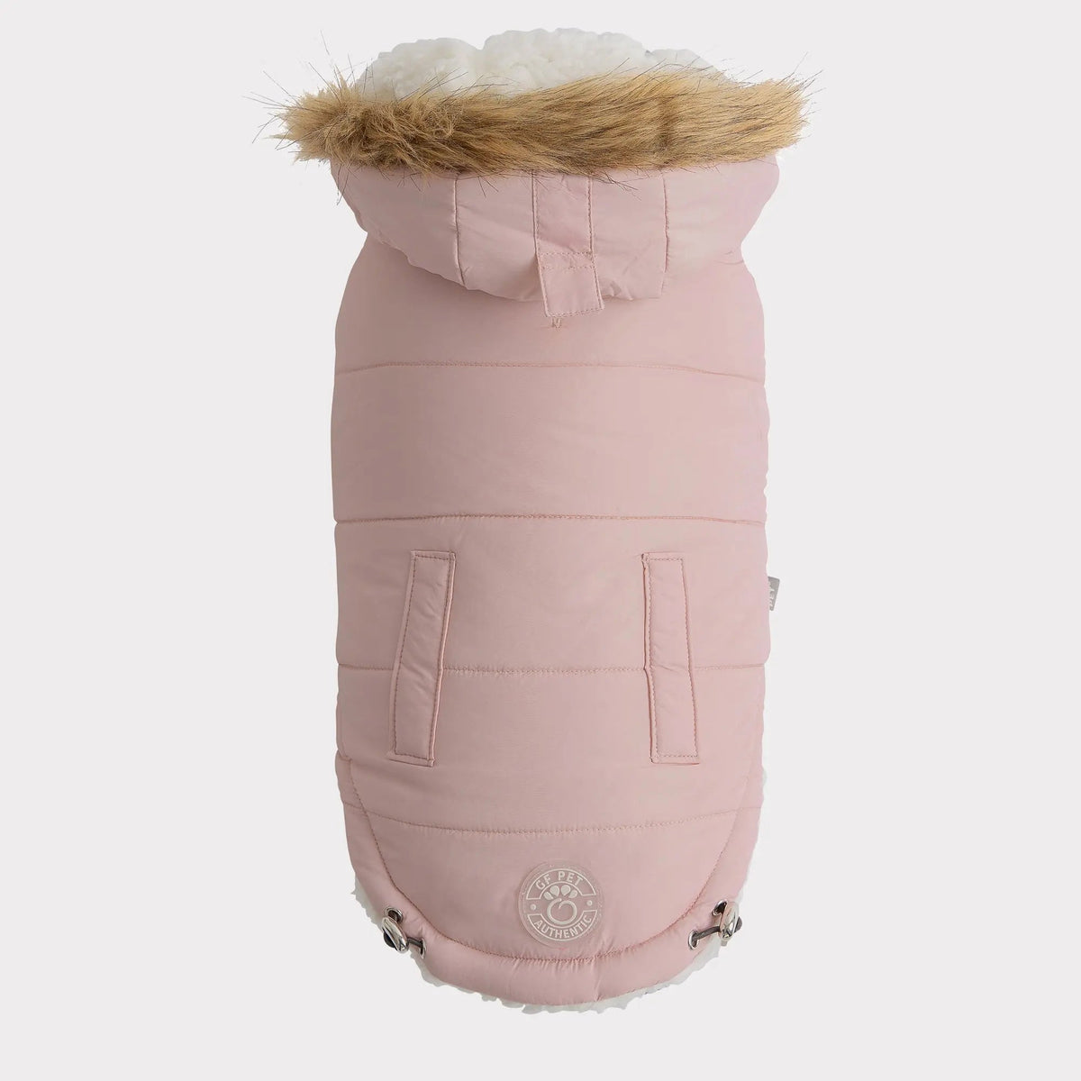 Water-Resistant Dog Parka Pink – Warm Winter Coat