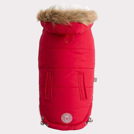 Red Dog Parka with Sherpa Lining | Water-Resistant Winter Coat